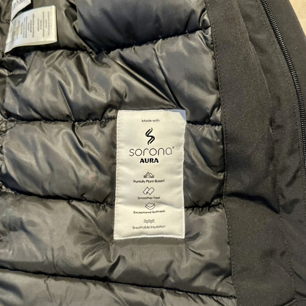Calvin Klein NWT Parka Men's Medium Black - Waterproof - Picture 7 of 10
